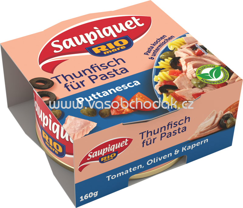 Saupiquet Thunfisch für Pasta Puttanesca, 160g Saupiquet Thunfisch für Pasta Puttanesca, 160g