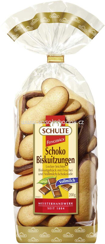 Schulte Schoko-Biskuitzungen Vollmilch, 200g