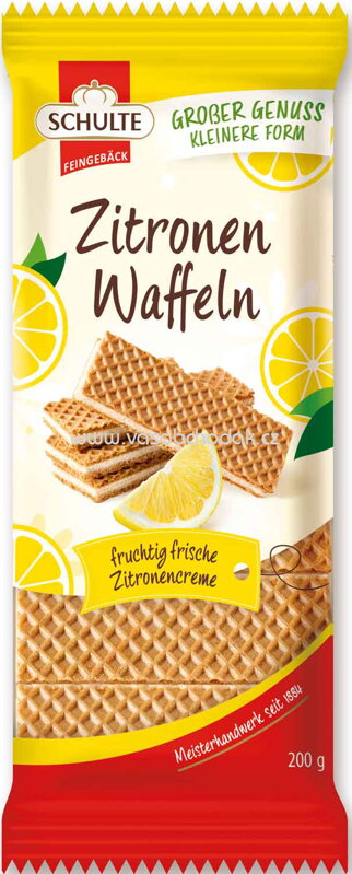 Schulte Zitronen Waffeln, 200g