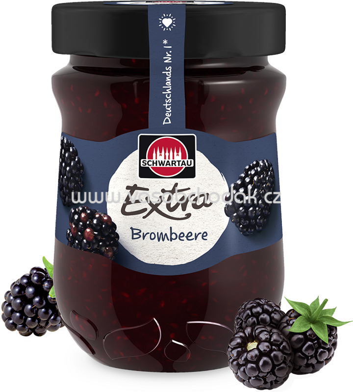 Schwartau Extra Konfitüre Brombeere, 340g Schwartau Extra Konfitüre Brombeere, 340g