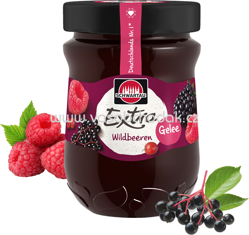 Schwartau Extra Konfitüre Wildbeeren, 340g Schwartau Extra Konfitüre Wildbeeren, 340g