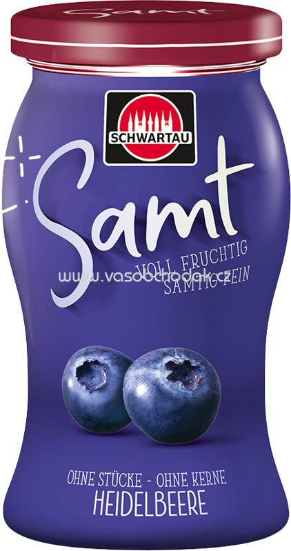 Schwartau Samt Konfitüre Heidelbeere, 270g Schwartau Samt Konfitüre Heidelbeere, 270g