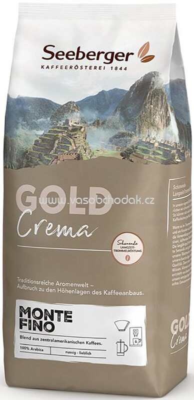 Seeberger Monte Fino ganze Bohne, 1 kg Seeberger Monte Fino ganze Bohne, 1 kg
