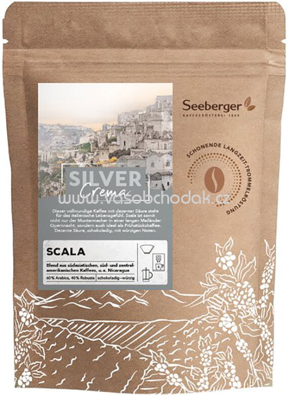Seeberger Scala ganze Bohne, 250g Seeberger Scala ganze Bohne, 250g