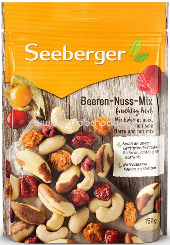 Seeberger Beeren Nuss Mix, 150g Seeberger Beeren Nuss Mix, 150g