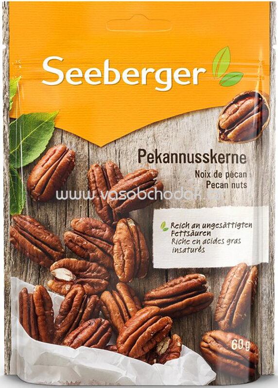 Seeberger Pekannusskerne, 60g Seeberger Pekannusskerne, 60g