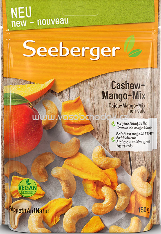 Seeberger Cashew Mango Mix, 150g Seeberger Cashew Mango Mix, 150g