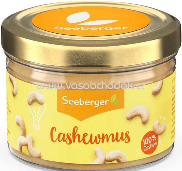 Seeberger Cashewmus, 180 - 400g Seeberger Cashewmus, 180 - 400g