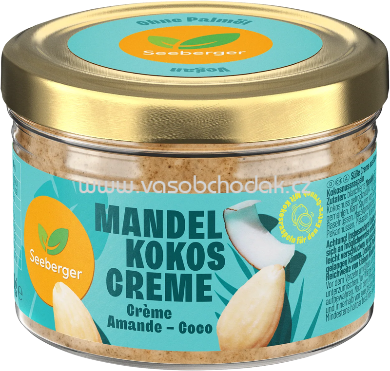 Seeberger Weiße Mandel-Kokos Creme, 160g