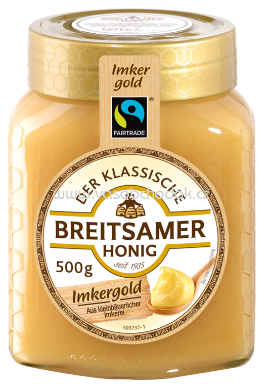 Breitsamer Honig Imkergold Fairtrade Honig, cremig, 500g