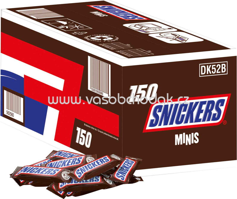 Snickers Minis Catering Box, 150 St, 2,821 kg Snickers Minis Catering Box, 150 St, 2,821 kg