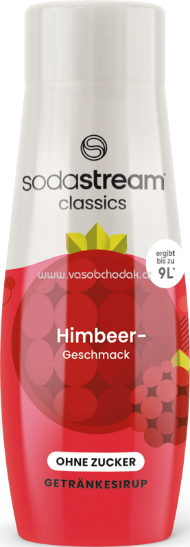 Sodastream Himbeere ohne Zucker Sirup, 440 ml Sodastream Himbeere ohne Zucker Sirup, 440 ml