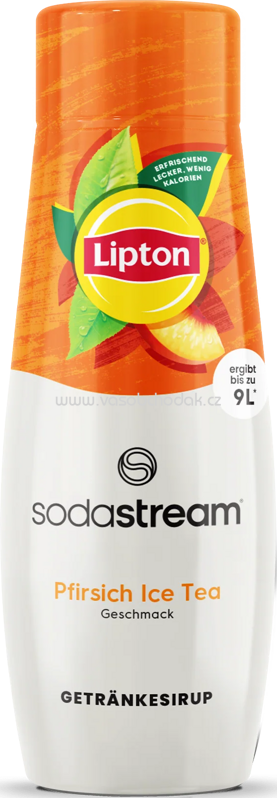 Sodastream Lipton Ice Tea Pfirsich Sirup, 440 ml Sodastream Lipton Ice Tea Pfirsich Sirup, 440 ml