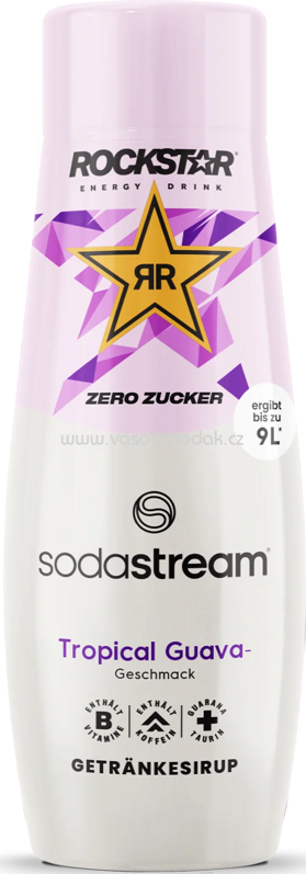 Sodastream Rockstar Tropical Guava ohne Zucker Sirup, 440 ml Sodastream Rockstar Tropical Guava ohne Zucker Sirup, 440 ml
