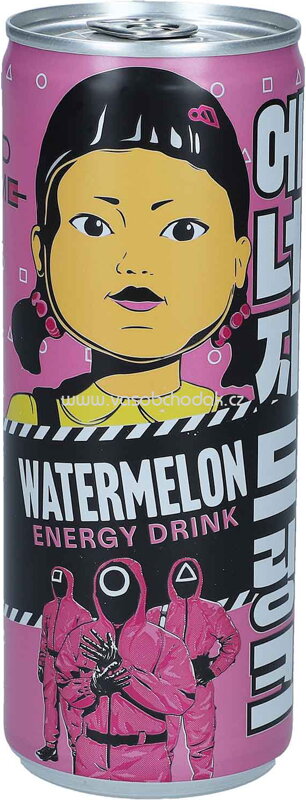 Squid Game Energy Drink Watermelon, 250 ml Squid Game Energy Drink Watermelon, 250 ml