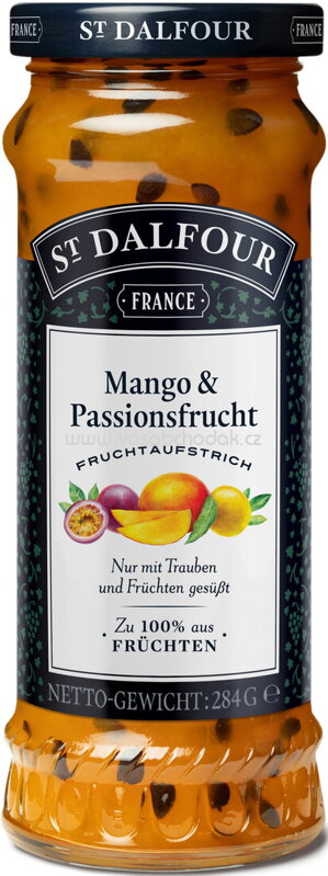 St. Dalfour Fruchtaufstrich Mango & Passionfrucht, 284g