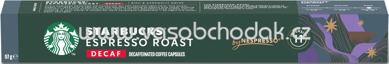 Starbucks Kapseln Decaf Espresso Roast by NESPRESSO, 10 St