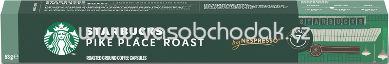 Starbucks Kapseln Pike Place Roast by NESPRESSO, 10 St Starbucks Kapseln Pike Place Roast by NESPRESSO, 10 St
