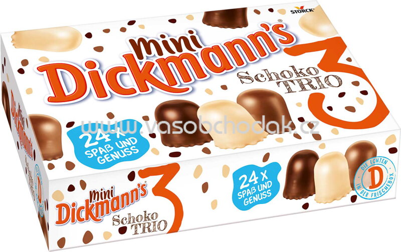 Storck mini Dickmann's Schoko Trio, 24 St, 200g Storck mini Dickmann's Schoko Trio, 24 St, 200g