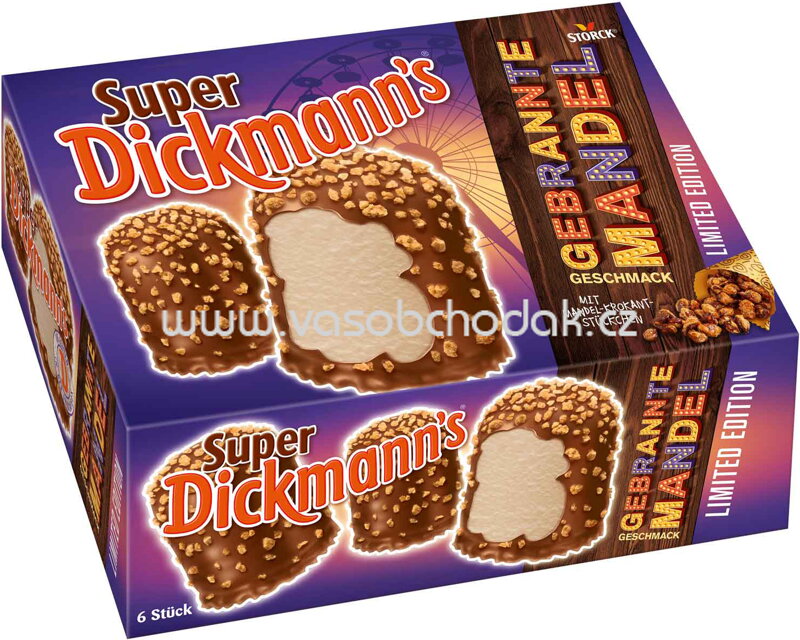 Storck Super Dickmann's Gebrannte Mandel, 6 St, 168g Storck Super Dickmann's Gebrannte Mandel, 6 St, 168g
