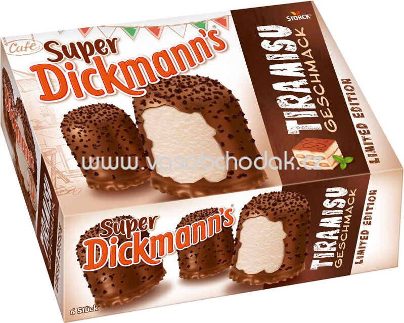 Storck Super Dickmann's Tiramisu, 6 St, 168g Storck Super Dickmann's Tiramisu, 6 St, 168g