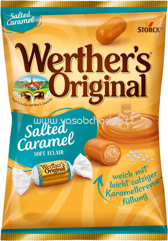 Storck Werther's Original Soft Eclair Salted Caramel, 180g