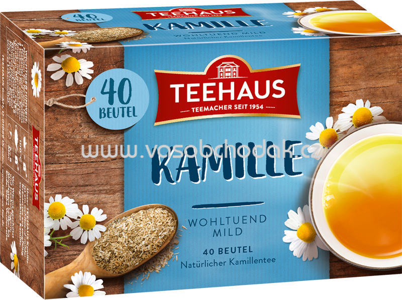 Teehaus Kamille, 40 Beutel Teehaus Kamille, 40 Beutel
