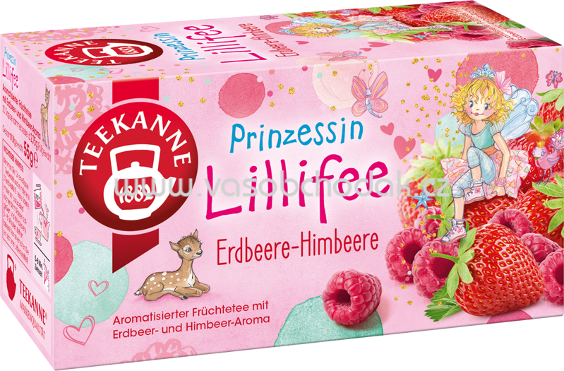 Teekanne Prinzessin Lillifee Erdbeere Himbeere, 20 Beutel