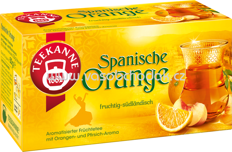 Teekanne Ländertee Spanische Orange, 20 Beutel