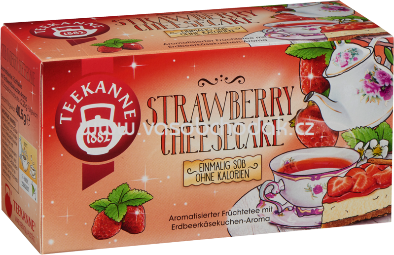 Teekanne Strawberry Cheesecake, 18 Beutel