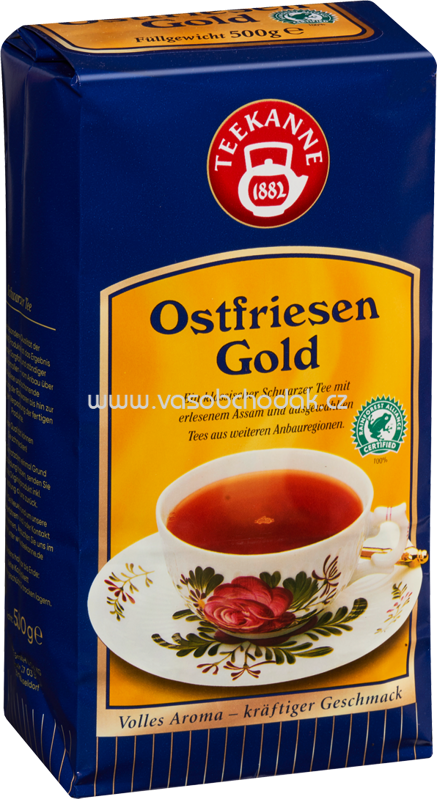 Teekanne Schwarzer Tee Ostfriesen Gold, 500g