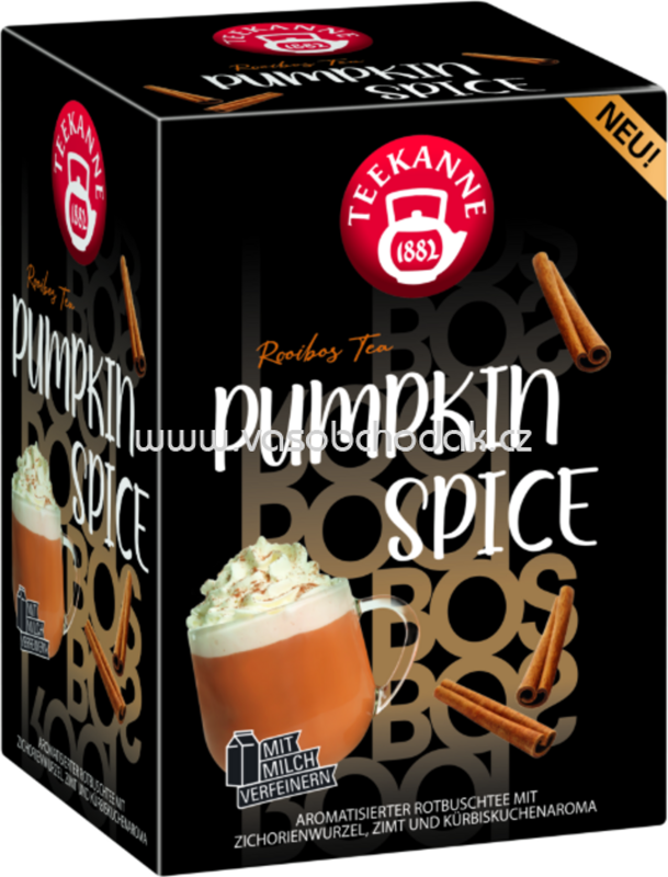 Teekanne Rooibos Tea Pumpkin Spice, 15 Beutel