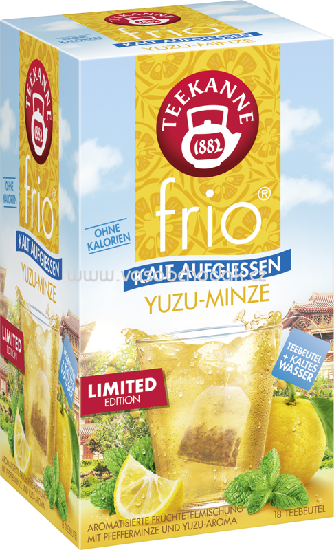 Teekanne frio Yuzu-Minze, 18 Beutel