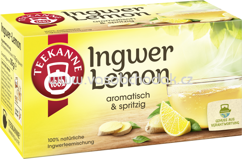 Teekanne Ingwer Lemon, 20 Beutel Teekanne Ingwer Lemon, 20 Beutel