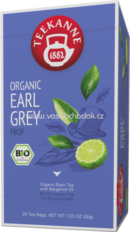 Teekanne Organic Earl Grey, 20 Beutel