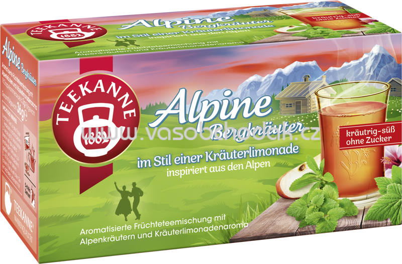 Teekanne Alpine Bergkräuter, 18 Beutel Teekanne Alpine Bergkräuter, 18 Beutel
