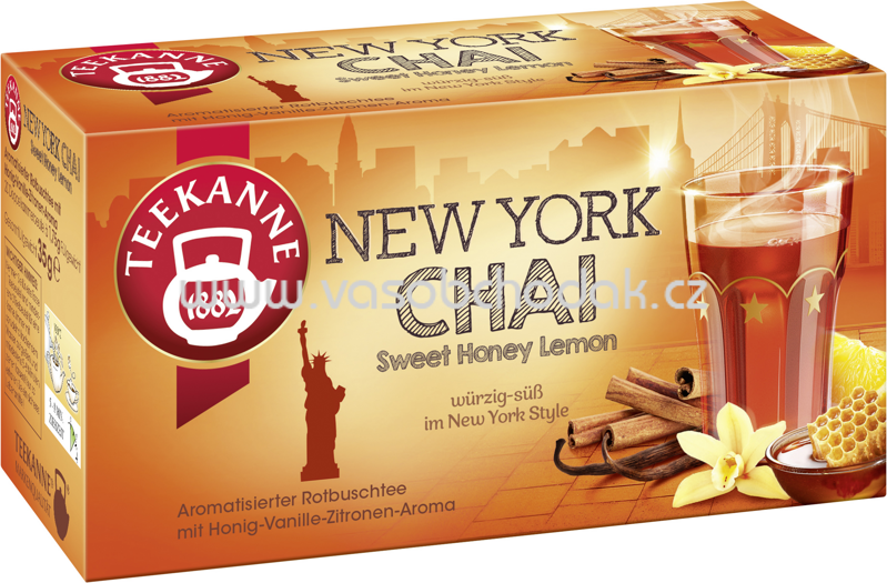 Teekanne Ländertee New York Chai, 20 Beutel Teekanne Ländertee New York Chai, 20 Beutel
