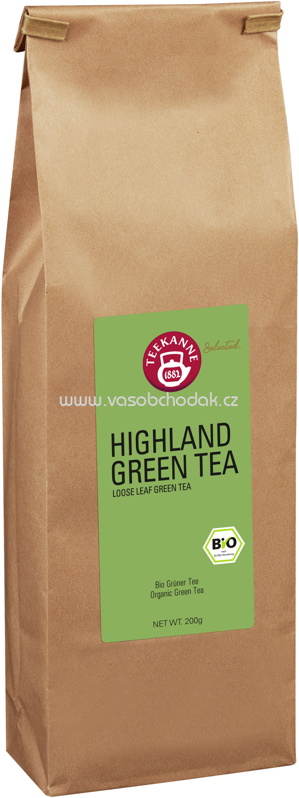 Teekanne Selected. Highland Green Tea Bio Loser Tee, 200g Teekanne Selected. Highland Green Tea Bio Loser Tee, 200g