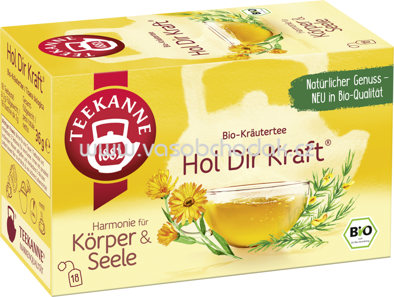 Teekanne Harmonie für Körper und Seele Hol Dir Kraft, 18 Beutel Teekanne Harmonie für Körper und Seele Hol Dir Kraft, 18 Beutel