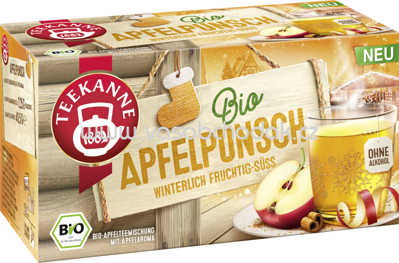Teekanne Bio Apfelpunsch, 18 Beutel