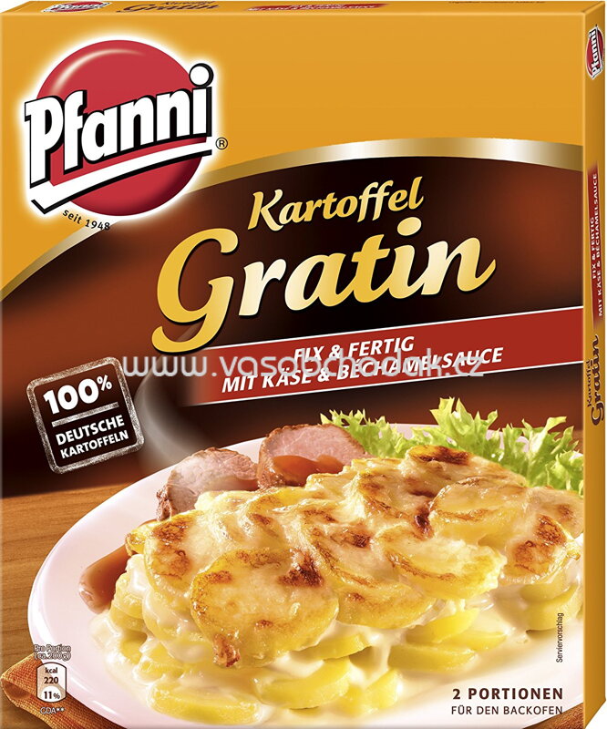Pfanni Kartoffel Gratin mit Käse & Bechamelsauce, 400g