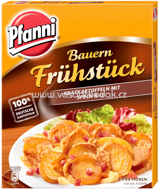 Pfanni Bauern Frühstück Bratkartoffeln mit Speck & Ei, 400g Pfanni Bauern Frühstück Bratkartoffeln mit Speck & Ei, 400g