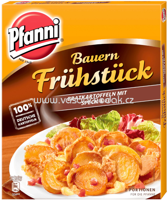 Pfanni Bauern Frühstück Bratkartoffeln mit Speck & Ei, 400g