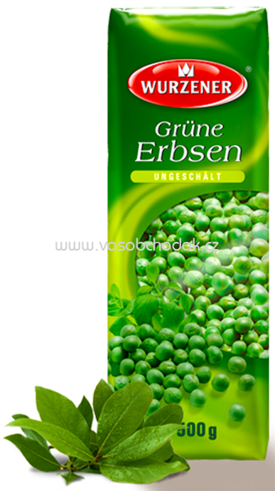 Wurzener Grüne Erbsen ungeschält 500g Wurzener Grüne Erbsen ungeschält 500g
