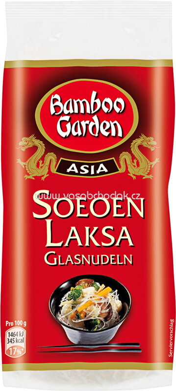 Bamboo Garden Soeoen Laksa Glasnudeln 100g Bamboo Garden Soeoen Laksa Glasnudeln 100g