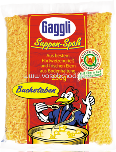 Gaggli Buchstaben, 250g Gaggli Buchstaben, 250g