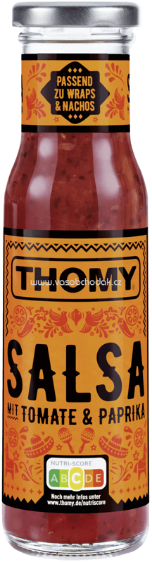 Thomy Salsa mit Tomate & Paprika, 230 ml Thomy Salsa mit Tomate & Paprika, 230 ml