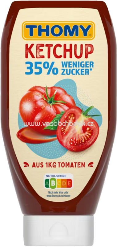 Thomy Tomaten Ketchup 35% Weniger Zucker, 500 ml