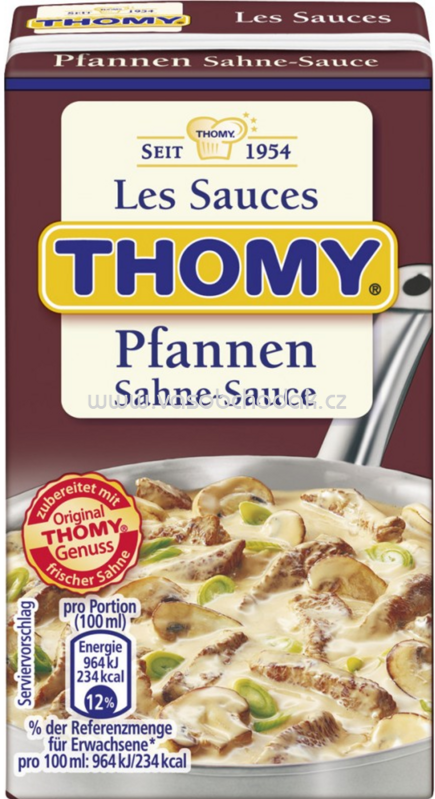 Thomy Les Sauces Pfannen Sahne Sauce, 250ml
