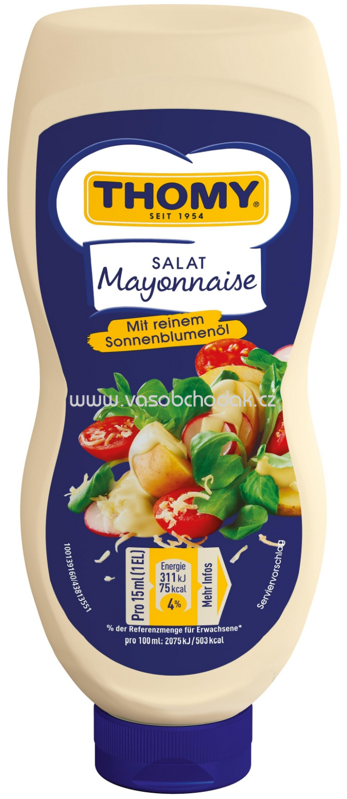 Thomy Salat Mayonnaise im Squeeze, 450 ml Thomy Salat Mayonnaise im Squeeze, 450 ml